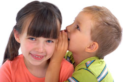 Teaching children when to keep or tell a secret