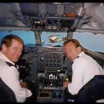 pilots in plane