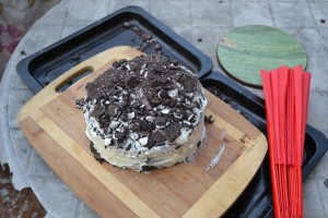 Wudang Oreo Birthday Cake. Mmmmmm,