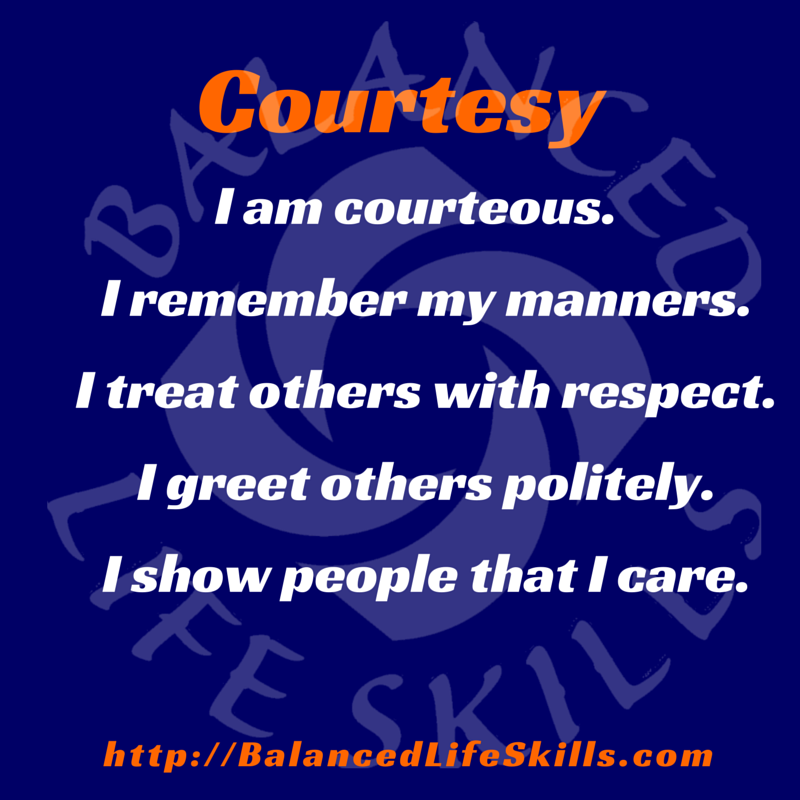 What Courteous Mean